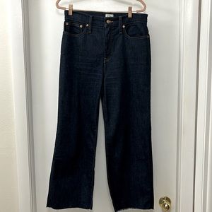 NWOTJCrew denim, slim wide leg, high rise size 29